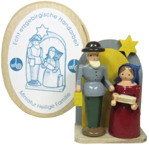 Wolfgang Braun Spanschachtel Heilige Familie (Wolfgang Braun 070/045) Miniatur-Spanschachtel 'Heilige Familie'